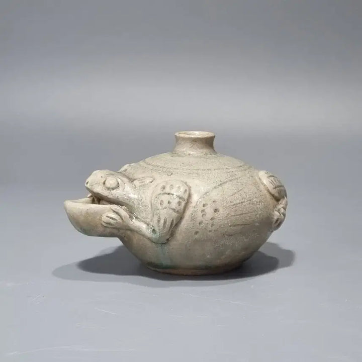 [BUNJANG] Antique Celadon Porcelain Frog Water Dropper / 골동 월요청자개구리세/연적. 고67.5 길이13.5