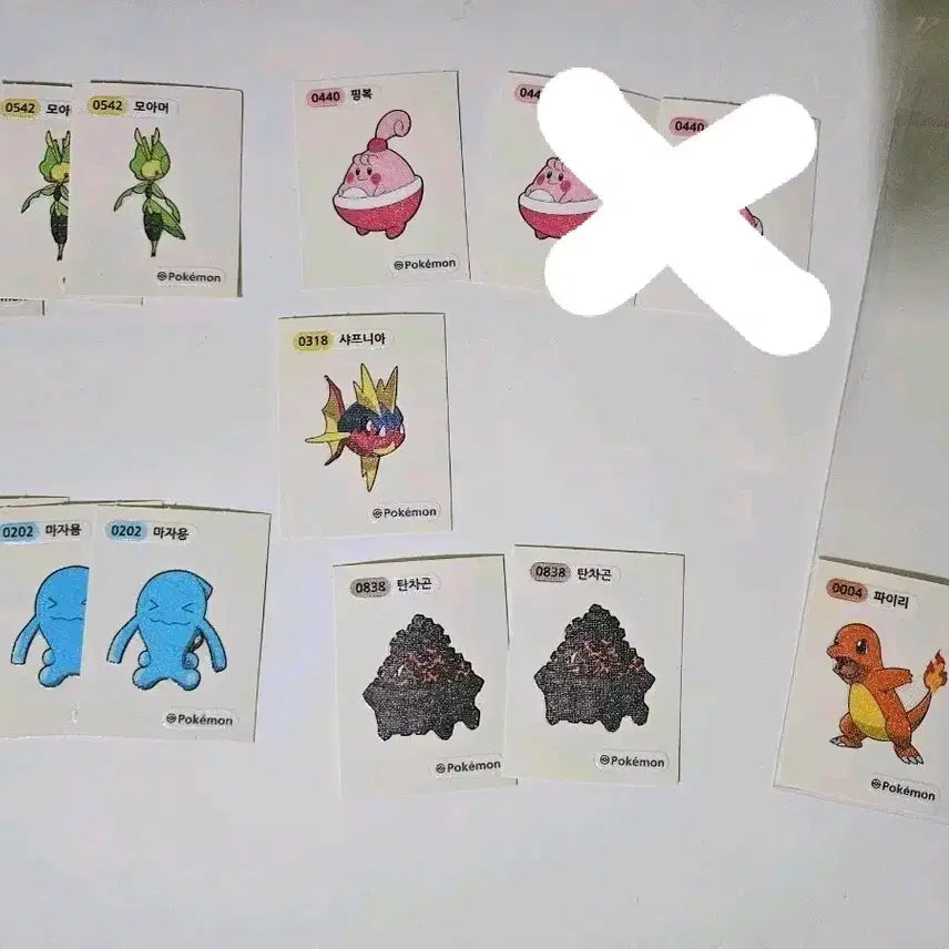 [BUNJANG] Pokemon Bread Stickers / 포켓몬 띠부씰 스티커 포켓몬빵 씰