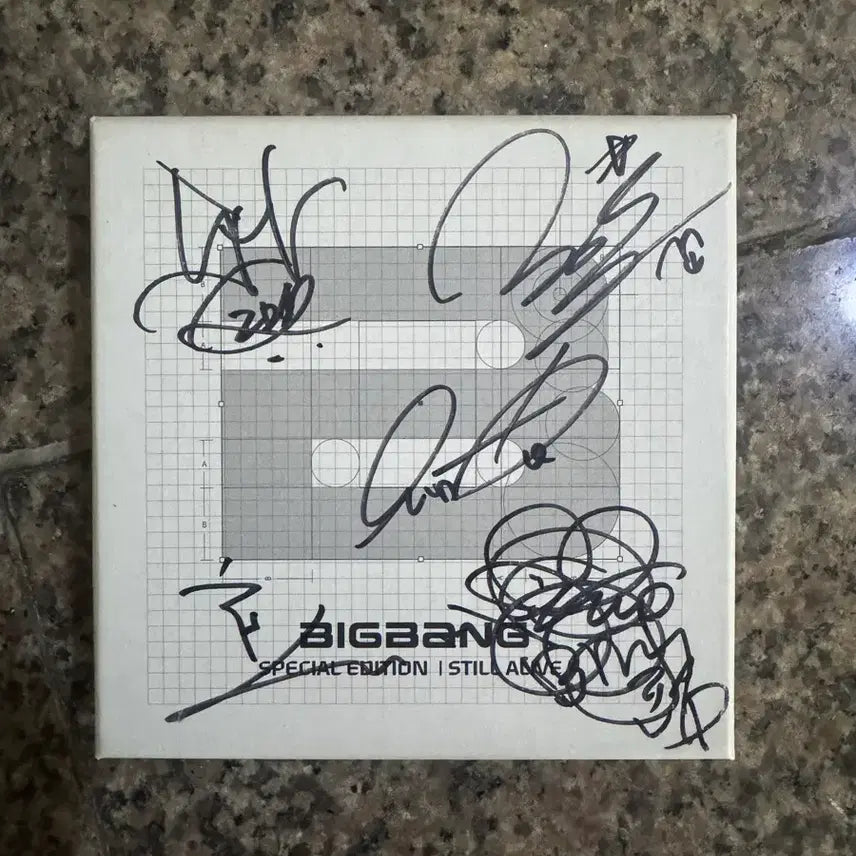 [BUNJANG] Bigbang Still Alive Special Edition Signed Album / 빅뱅 Still Alive 스페셜 에디션 스틸얼라이브 친필 싸인 사인