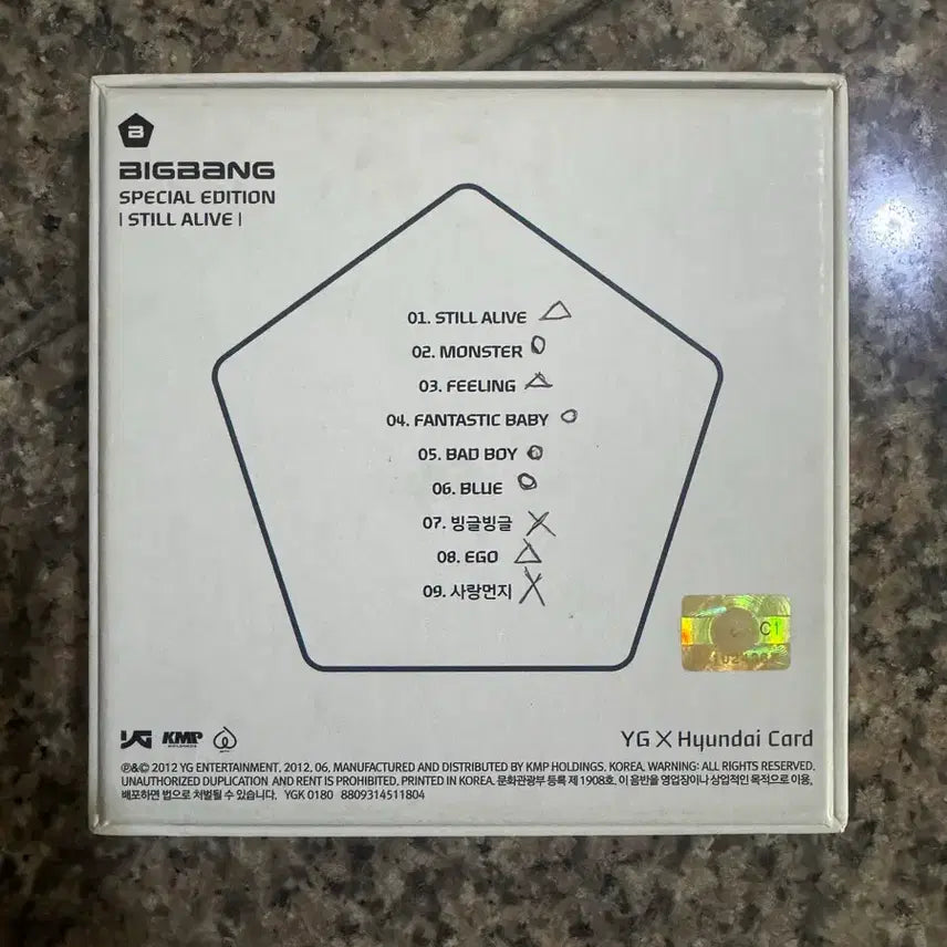 [BUNJANG] Bigbang Still Alive Special Edition Signed Album / 빅뱅 Still Alive 스페셜 에디션 스틸얼라이브 친필 싸인 사인
