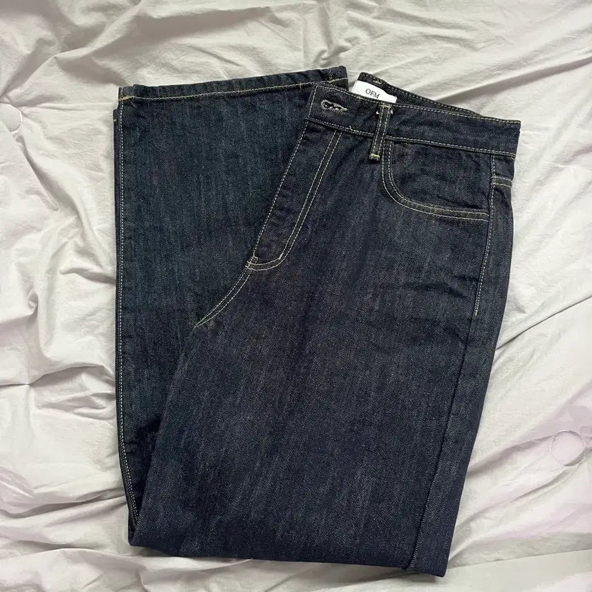 [BUNJANG] Marynaround Wide Denim Pants / 메리어라운드 머그와이드 데님팬츠 논페이드