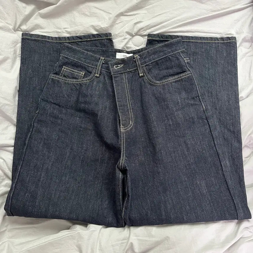 [BUNJANG] Marynaround Wide Denim Pants / 메리어라운드 머그와이드 데님팬츠 논페이드