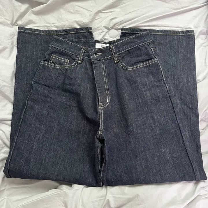 [BUNJANG] Marynaround Wide Denim Pants / 메리어라운드 머그와이드 데님팬츠 논페이드