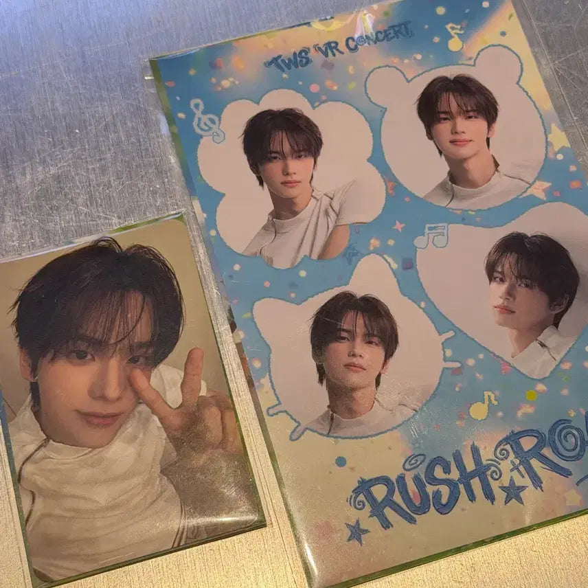 [BUNJANG] TWS Shinyu VR Concert POB Photocard Set / 투어스 메가박스 러쉬로드 특전 브이알콘서트 VR 포카 네컷 신유 세트 양