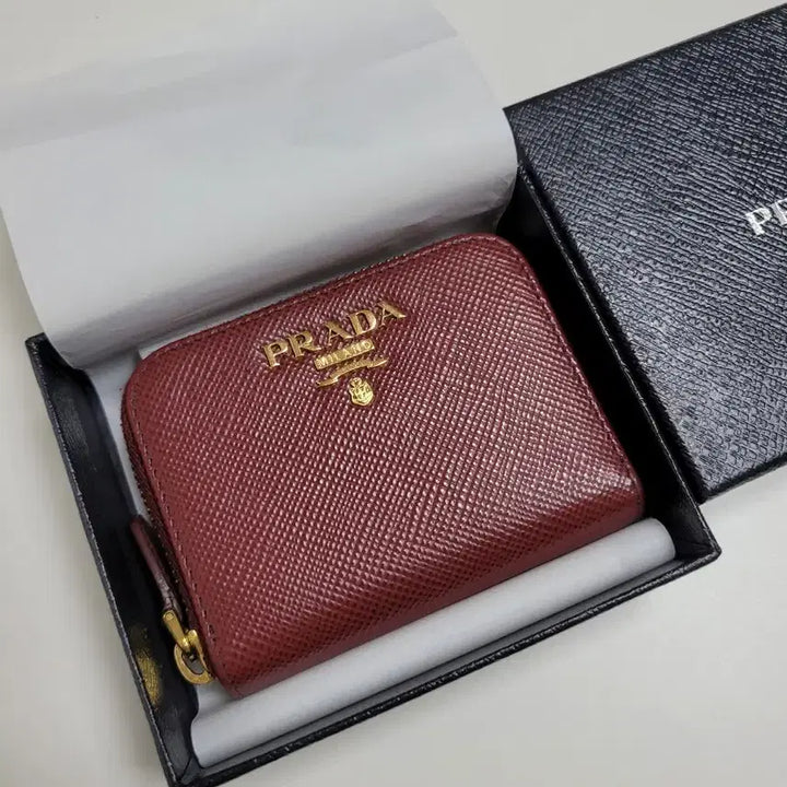 [BUNJANG] Prada Zipper Card Holder / 프라다 지퍼 카드지갑