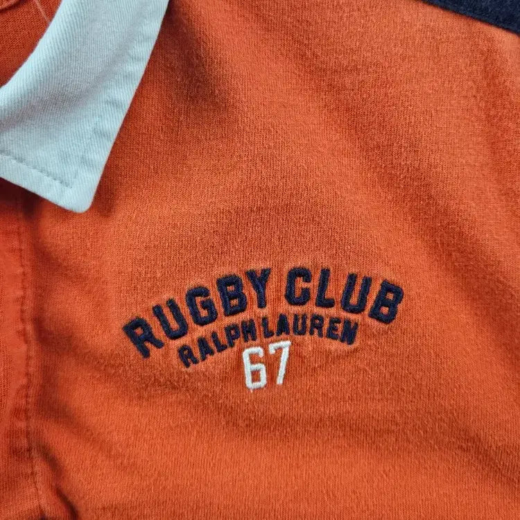 [BUNJANG] Polo Ralph Lauren Cropped Custom Rugby Shirt (S Estimated) / 폴로랄프로렌 크롭 커스텀 럭비 티셔츠 ( S추정 ) / 11417