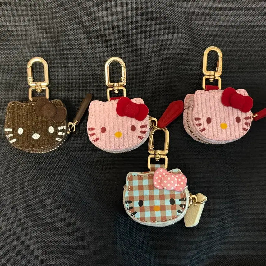 [BUNJANG] Hello Kitty Face Coin Purse Keyring / 헬로키티 얼굴 동전지갑 키링