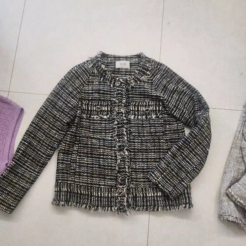 [BUNJANG] SJSJ Tweed Jacket / 한섬의류 SJSJ트위드자켓