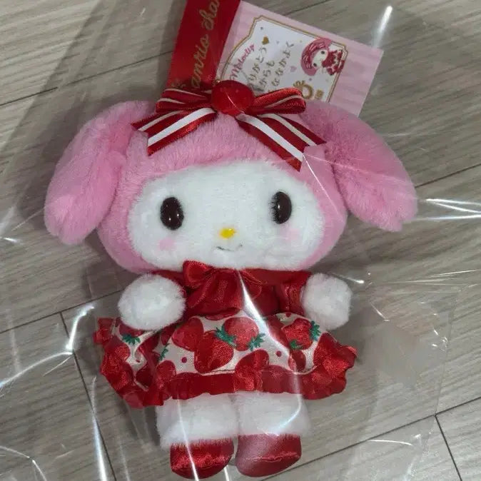 [BUNJANG] Sanrio My Melody Mascot Plush / 산리오 이치고신문 마이멜로디 마스코트
