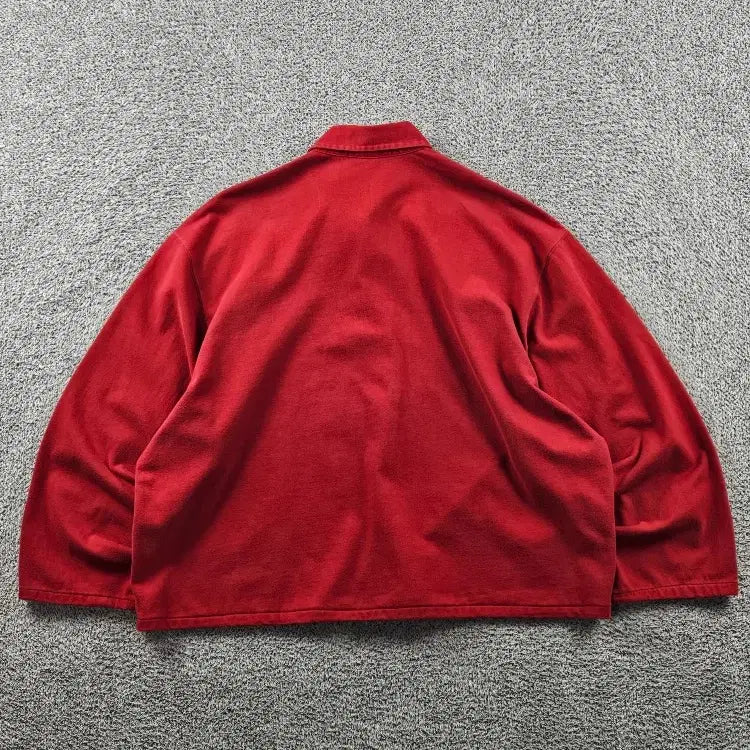 [BUNJANG] Polo Ralph Lauren Cropped Custom Rugby Shirt (XL) / 폴로랄프로렌 크롭 커스텀 럭비 티셔츠 ( XL ) / 11418