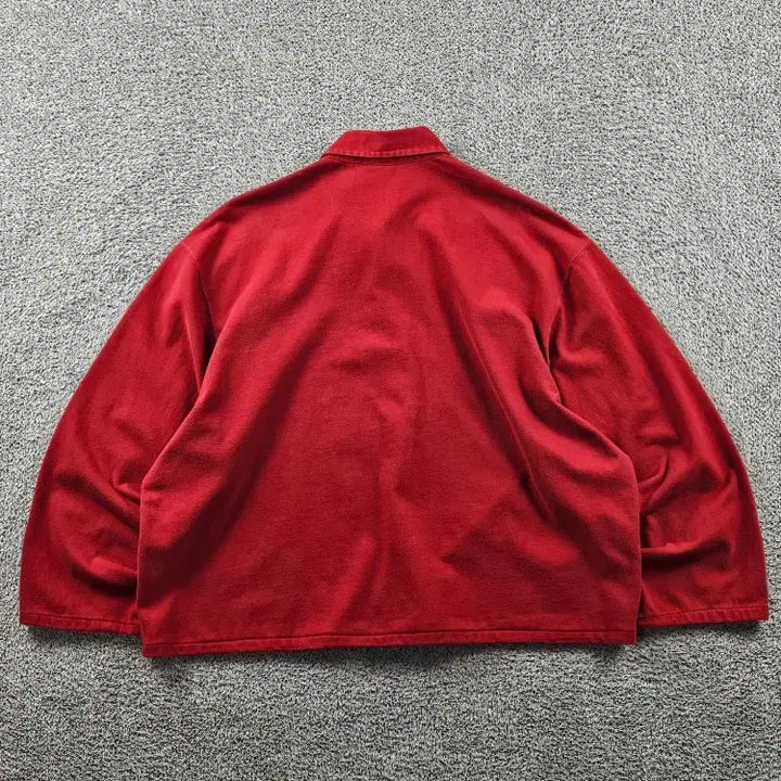 [BUNJANG] Polo Ralph Lauren Cropped Custom Rugby Shirt (XL) / 폴로랄프로렌 크롭 커스텀 럭비 티셔츠 ( XL ) / 11418