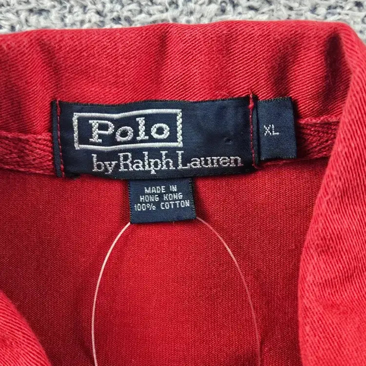 [BUNJANG] Polo Ralph Lauren Cropped Custom Rugby Shirt (XL) / 폴로랄프로렌 크롭 커스텀 럭비 티셔츠 ( XL ) / 11418