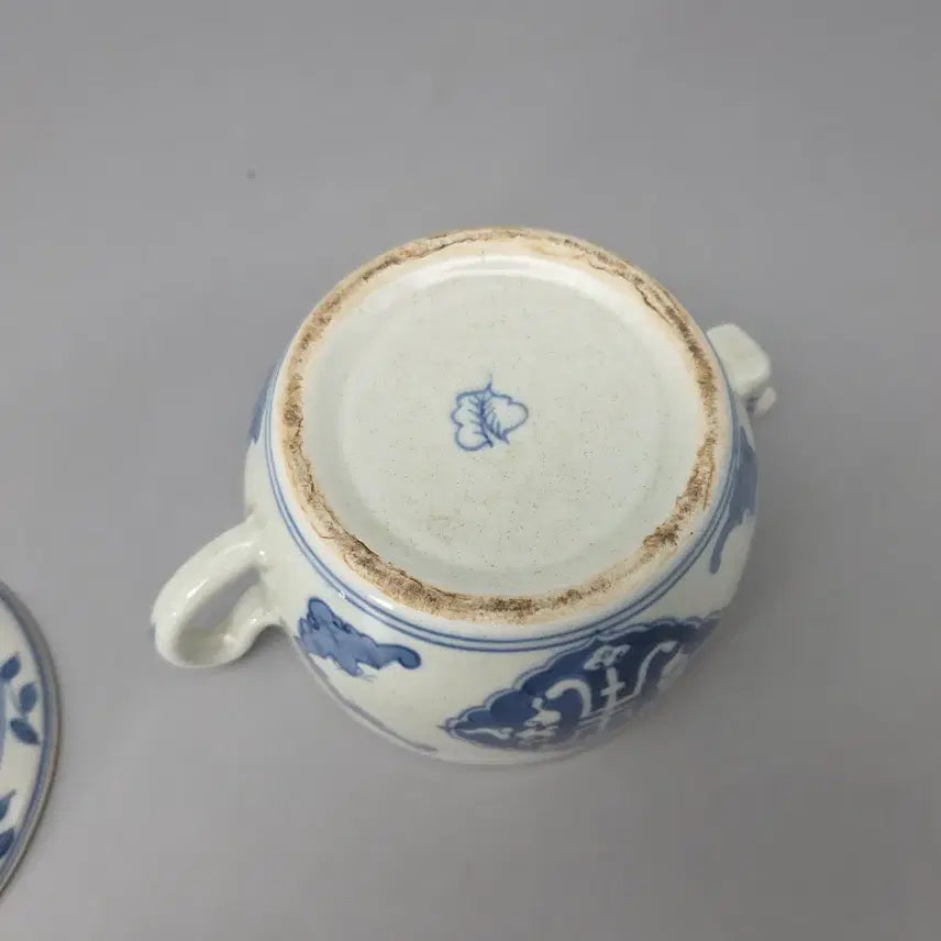 [BUNJANG] Antique Chinese Celadon Porcelain Teapot with Bat Motif / 도안이 특이한 청대양식 수자에 박쥐문 다관