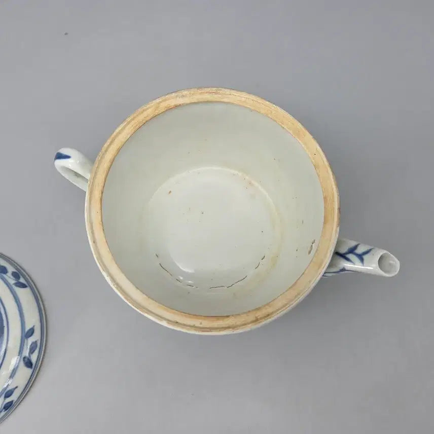 [BUNJANG] Antique Chinese Celadon Porcelain Teapot with Bat Motif / 도안이 특이한 청대양식 수자에 박쥐문 다관