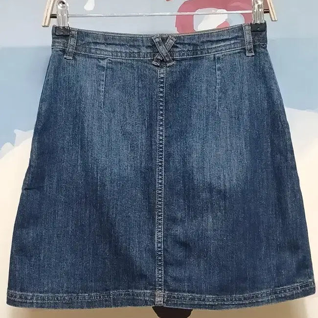 [BUNJANG] Fat Face Denim Button-Up Skirt / (6) 팻페이스 FAT FACE 데님 버튼 스판 청치마