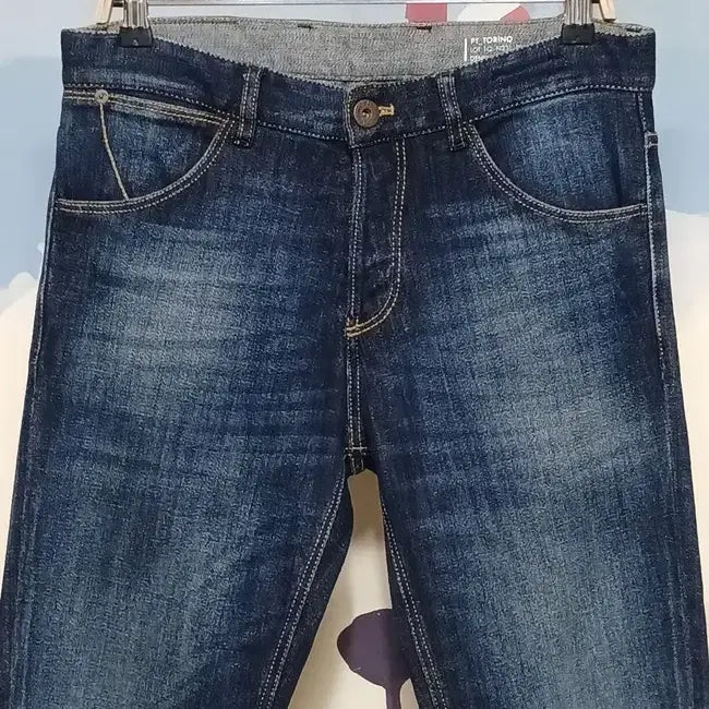[BUNJANG] PT Torino Crop Denim Jeans / (31) PT 토리노 크롭 데님 스판 청바지