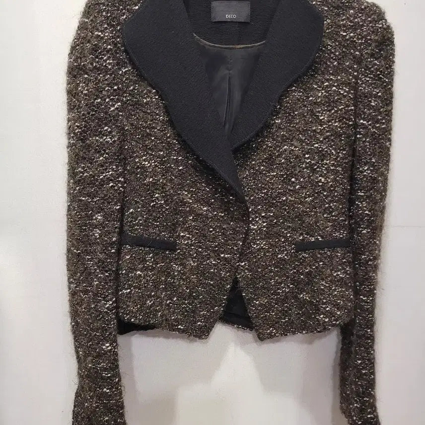 [BUNJANG] DECO Tweed Jacket Brown / DECO 데코 트위드 자켓 브라운66