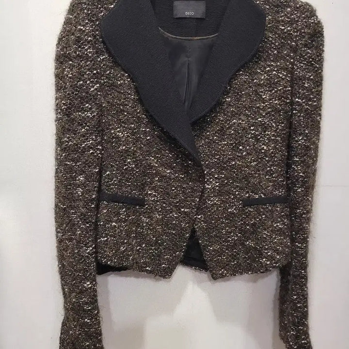 [BUNJANG] DECO Tweed Jacket Brown / DECO 데코 트위드 자켓 브라운66