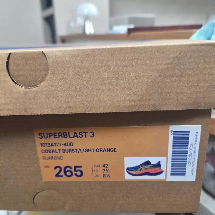 [BUNJANG] Asics Superblast 3 Cobalt 265mm Running Shoes / 아식스 슈퍼블라스트3 코발트 265mm
