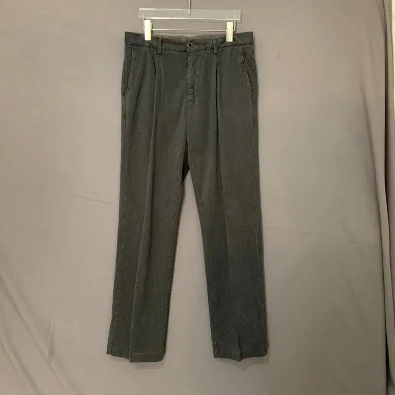 [SOLD OUT] 33인치 헨리코튼 원턱 스판 코튼팬츠 면바지