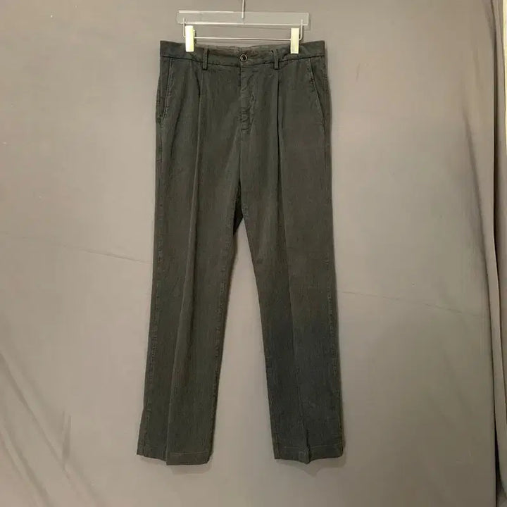 [SOLD OUT] 33인치 헨리코튼 원턱 스판 코튼팬츠 면바지