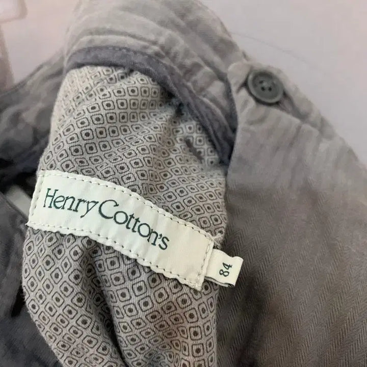 [SOLD OUT] 33인치 헨리코튼 원턱 스판 코튼팬츠 면바지