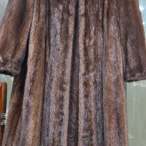 [BUNJANG] American Full Mink Mahogany Mink Coat / 아메리칸 통밍크  마호가니  밍크코트