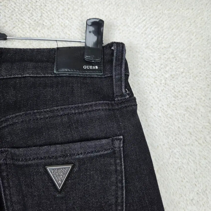 [SOLD OUT] 게스 여성 블랙 와이드 청바지 데님 팬츠(24~25)