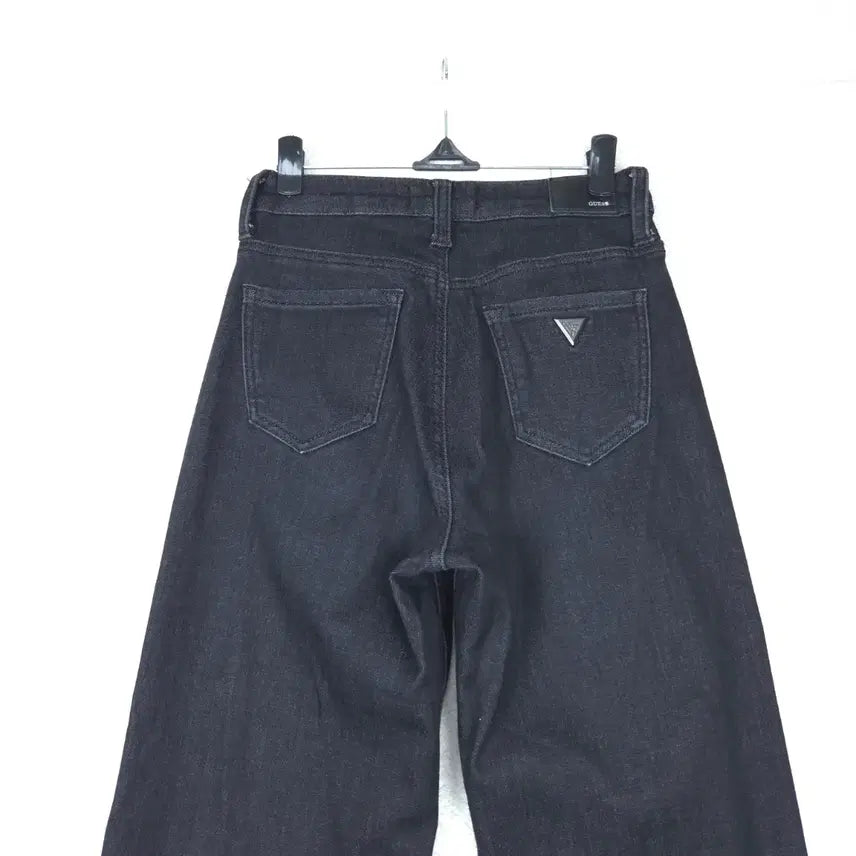 [SOLD OUT] 게스 여성 블랙 와이드 청바지 데님 팬츠(24~25)