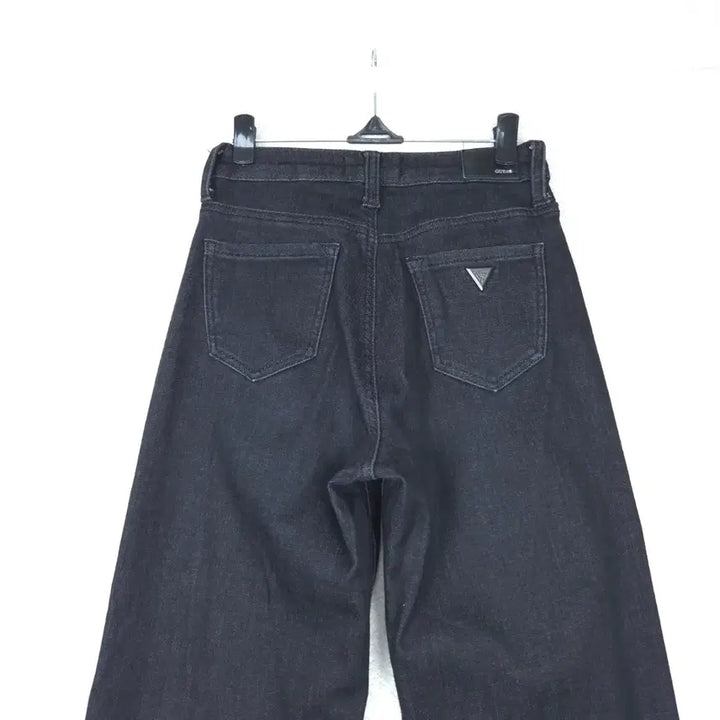 [SOLD OUT] 게스 여성 블랙 와이드 청바지 데님 팬츠(24~25)