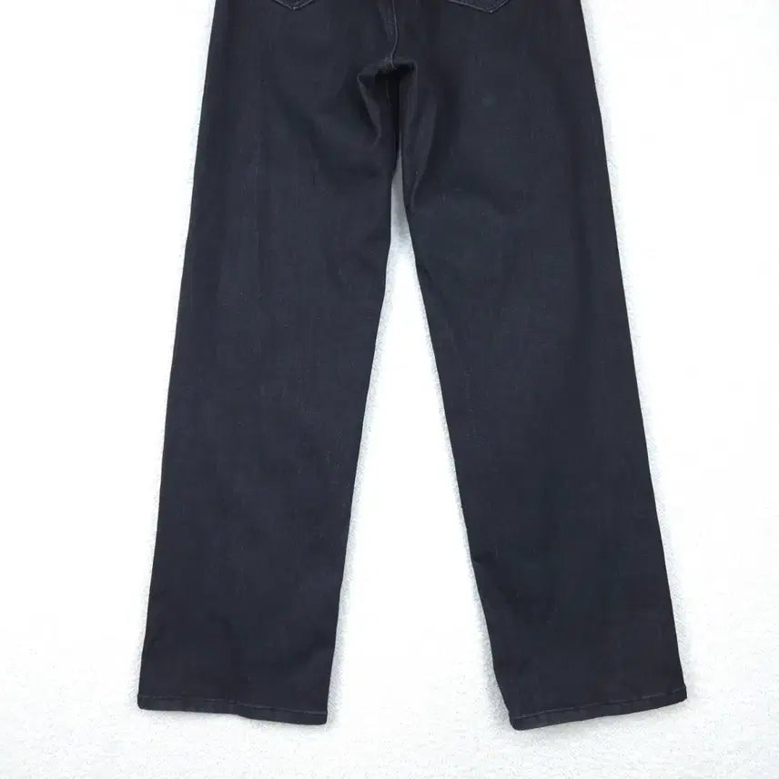 [SOLD OUT] 게스 여성 블랙 와이드 청바지 데님 팬츠(24~25)