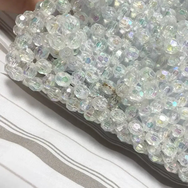 [BUNJANG] Shrimps Style Aurora Beaded Tote Bag / 쉬림프 스타일 빈티지 썸머 비즈백