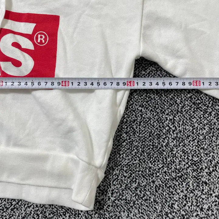 [BUNJANG] Vans Red Logo Crop Hoodie / 빈티지9. 반스 VANS 레드 로고 크롭 후드티 후디