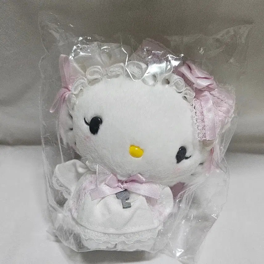[BUNJANG] Sanrio Wedding White Frill Series Charmmy Kitty Mascot Keychain Doll / 산리오 웨딩 화이트프릴 시리즈 챠미키티 마스코트 키링 인형