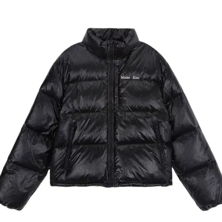 [BUNJANG] Matinkim Small Logo Volume Down Jacket / 마뗑킴 스몰 로고 볼륨 다운 점퍼
