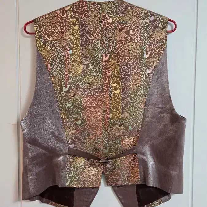 [BUNJANG] Lee Young-hye Collection Pattern Blouse Vest Set / 이영혜 콜렉션 패턴 블라우스 조끼 세트