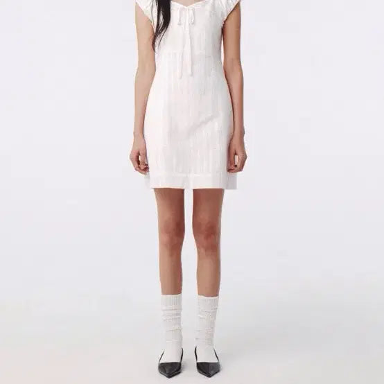 [BUNJANG] Kijun Pure Lace Mini Dress / Kijun pure race mini dress 기준 원피스