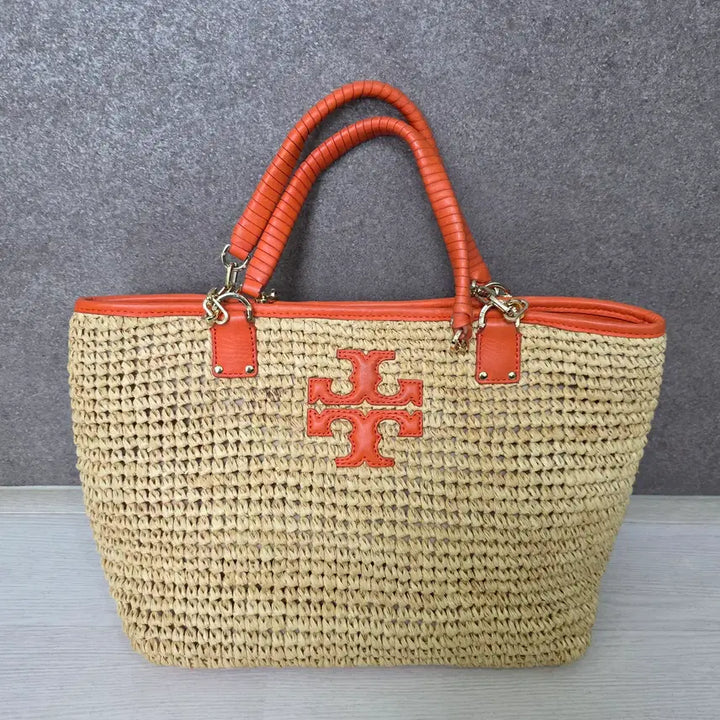 [BUNJANG] Tory Burch Rattan Shoulder Bag / 토리버치 라탄 숄더백