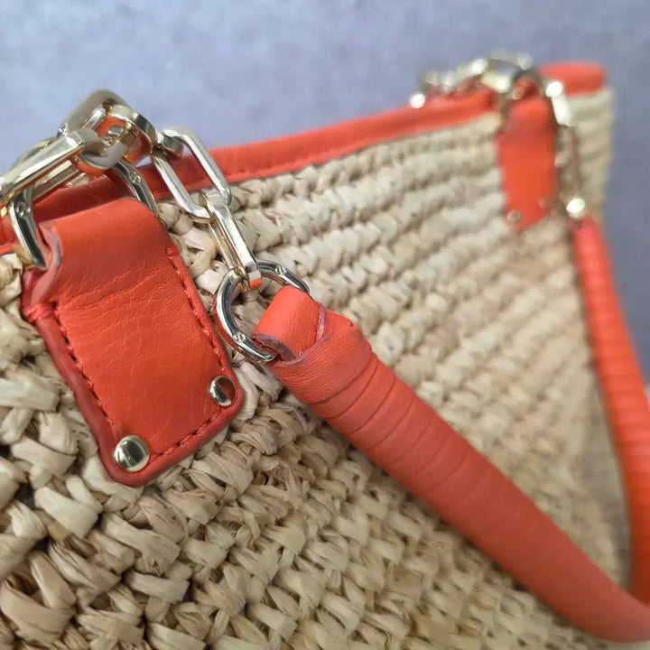 [BUNJANG] Tory Burch Rattan Shoulder Bag / 토리버치 라탄 숄더백