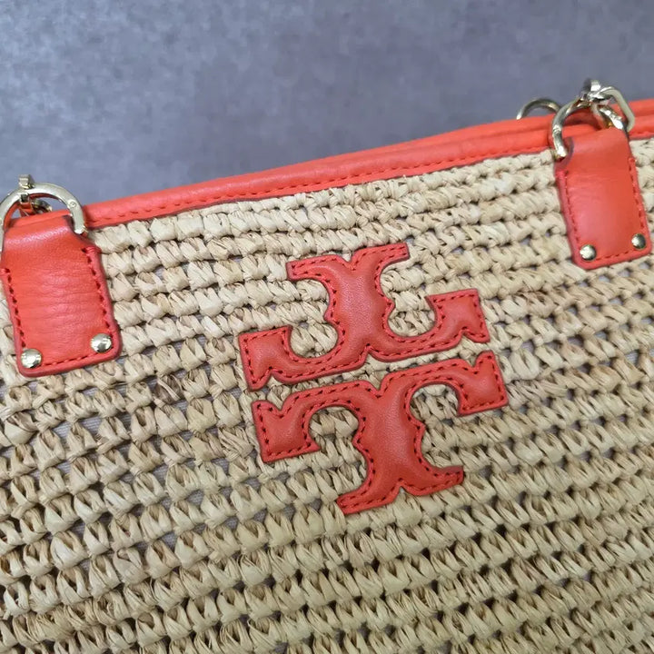 [BUNJANG] Tory Burch Rattan Shoulder Bag / 토리버치 라탄 숄더백