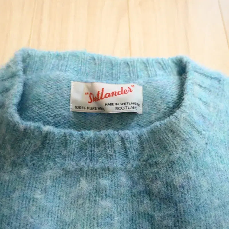 [BUNJANG] Shetland Shaggy Dog Knit Sweater / 셔틀랜더 쉐기독니트 덕에그 38사이즈