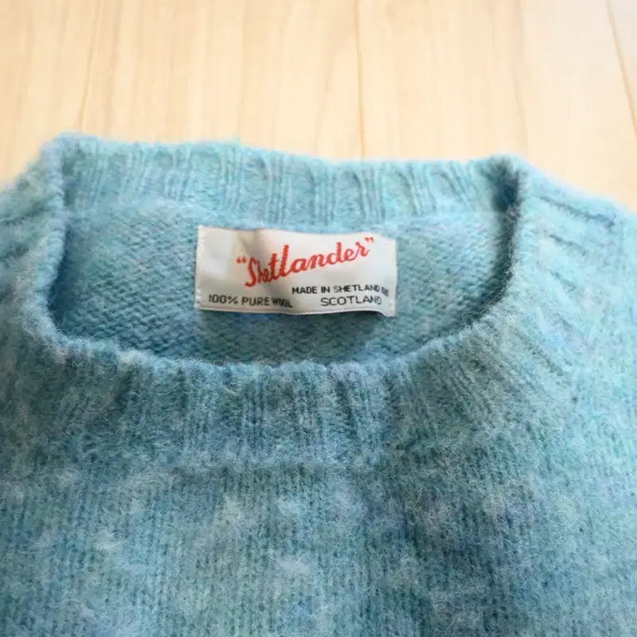 [BUNJANG] Shetland Shaggy Dog Knit Sweater / 셔틀랜더 쉐기독니트 덕에그 38사이즈