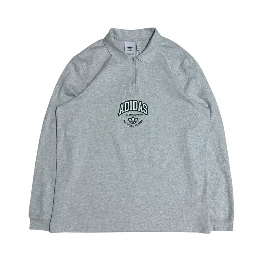 [BUNJANG] Adidas Logo Long Sleeve Polo Shirt / [XL] 아디다스 로고 긴팔 카라 티셔츠