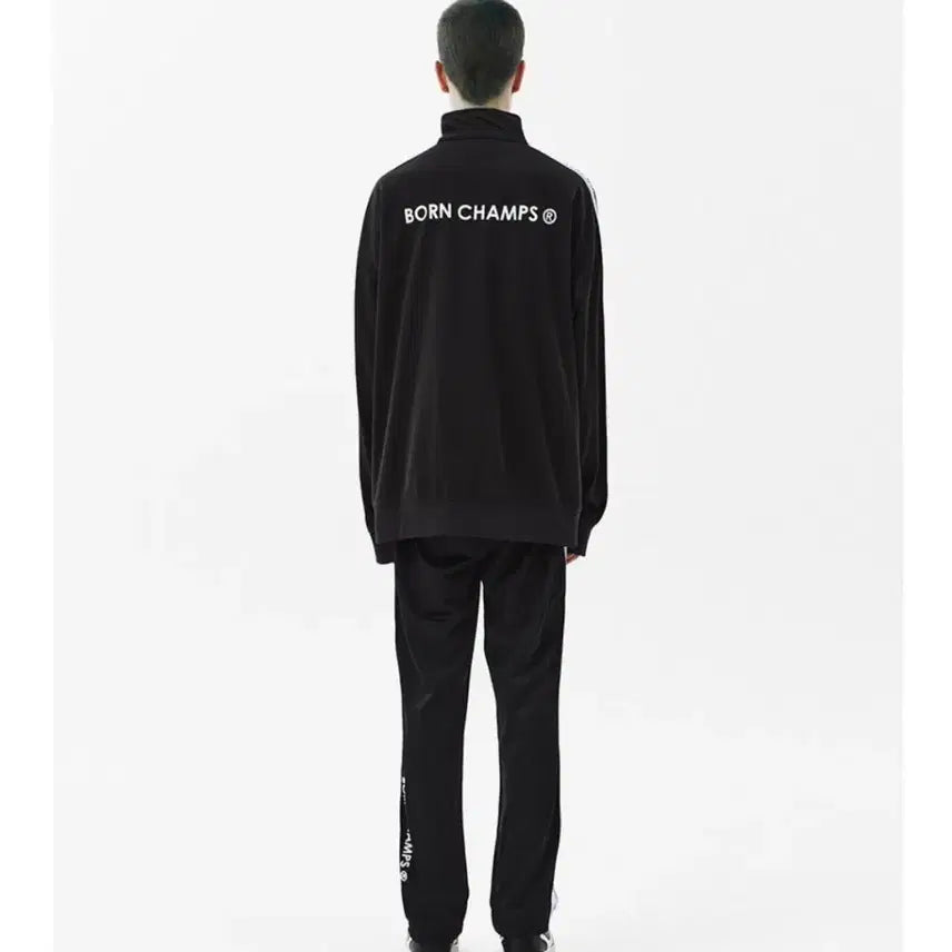 [BUNJANG] BonChamps Black Training Suit / 본챔스 블랙 트레이닝복 한벌