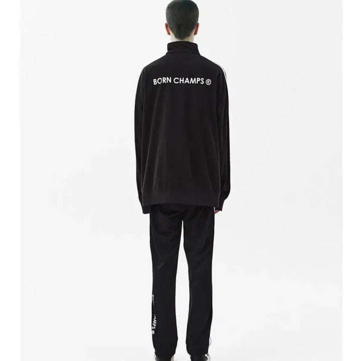 [BUNJANG] BonChamps Black Training Suit / 본챔스 블랙 트레이닝복 한벌