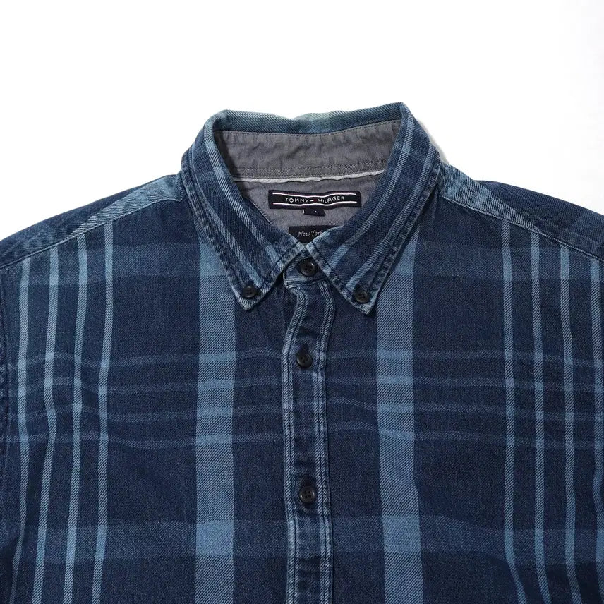 [BUNJANG] Tommy Hilfiger Denim Washed Shirt / TOMMY HILFIGER 데님 워싱 셔츠 size M