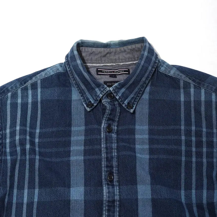 [BUNJANG] Tommy Hilfiger Denim Washed Shirt / TOMMY HILFIGER 데님 워싱 셔츠 size M