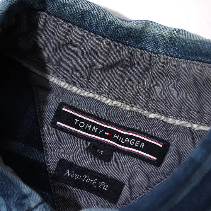 [BUNJANG] Tommy Hilfiger Denim Washed Shirt / TOMMY HILFIGER 데님 워싱 셔츠 size M