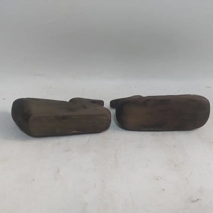 [BUNJANG] Antique Wooden Mandarin Duck Pair / 옛날 나무오리. 목안 - 민속품. 소품용