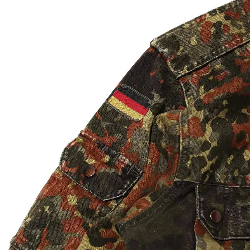 [BUNJANG] Germany German Flecktarn Field Jacket (Size S) / GERMANY 독일군 플랙탄 야상 점퍼 size S